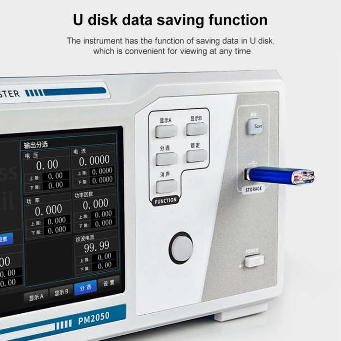 DCUU PM2050A Intelligent Electrical Parameters Measuring Instrument, Input 20A, Output 10A (EU Plug)