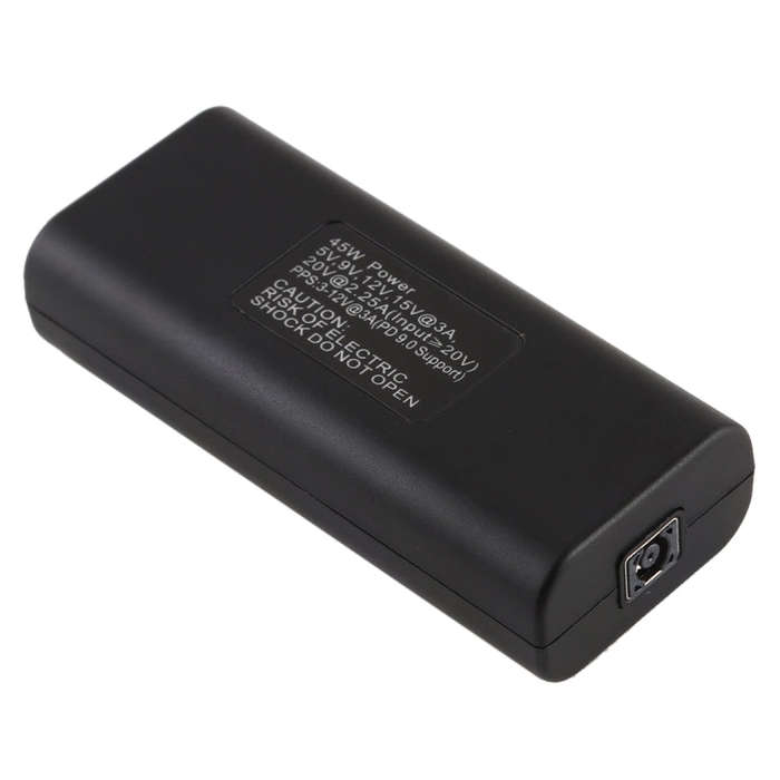 DC 4.5 x 3.0mm Power Jack Female to USB-C / Type C Female Power Connector Adapter with 15cm USB-C...