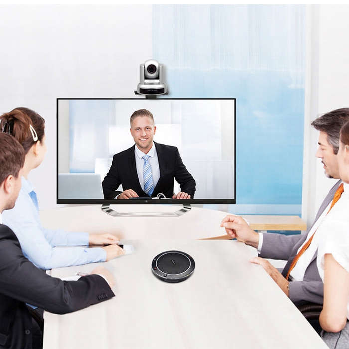 YANS YS-M86 Video Conference Wireless Omnidirectional Microphone(Black)