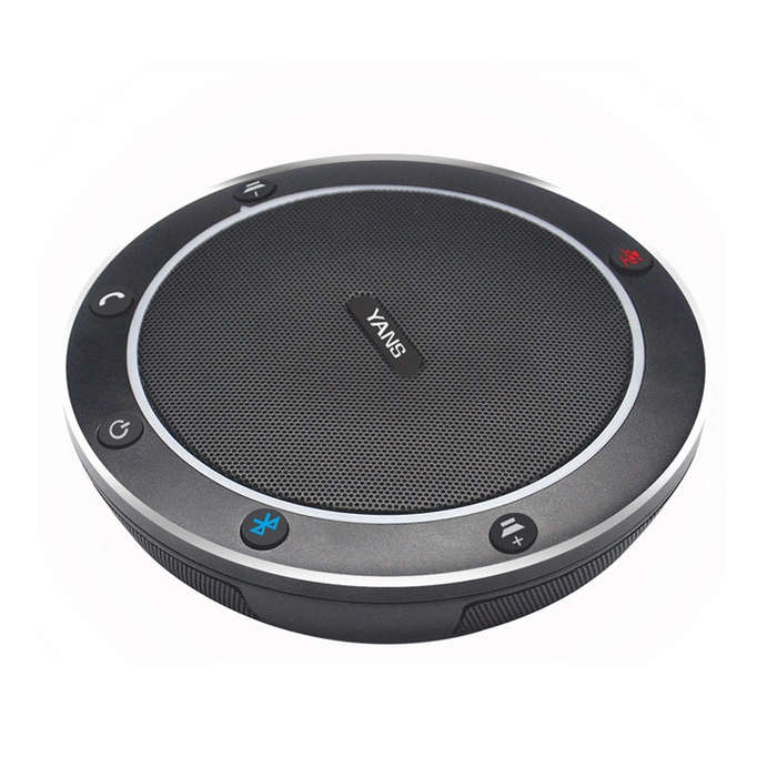 YANS YS-M61Y Video Conference Bluetooth Omnidirectional Microphone(Black)