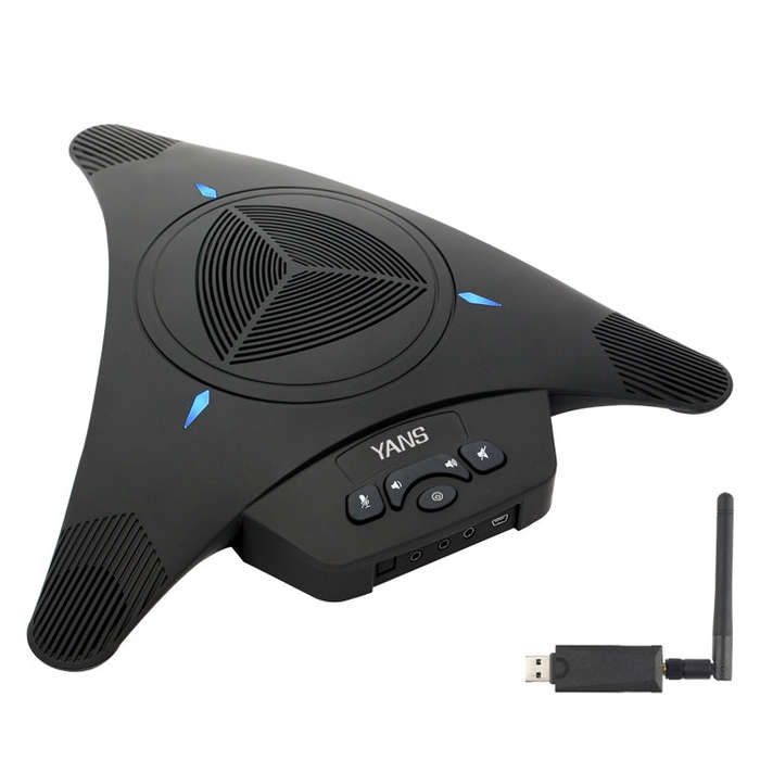 YANS YS-M21W USB Mini Port Video Conference Omnidirectional Microphone (Black)