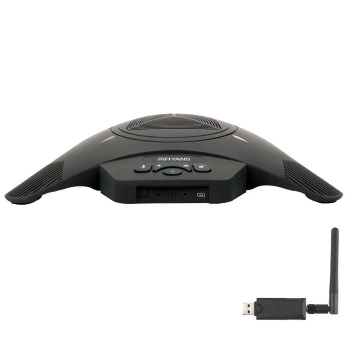 YANS YS-M21W USB Mini Port Video Conference Omnidirectional Microphone (Black)