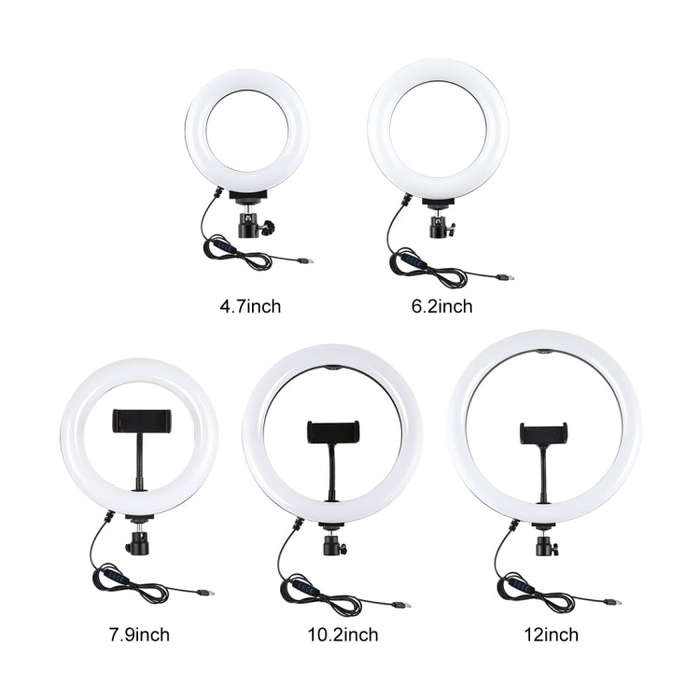 PULUZ 10.2 inch 26cm LED Ring Light  + 1.1m Tripod Mount Vlogging Video Light  Live Broadcast Kits