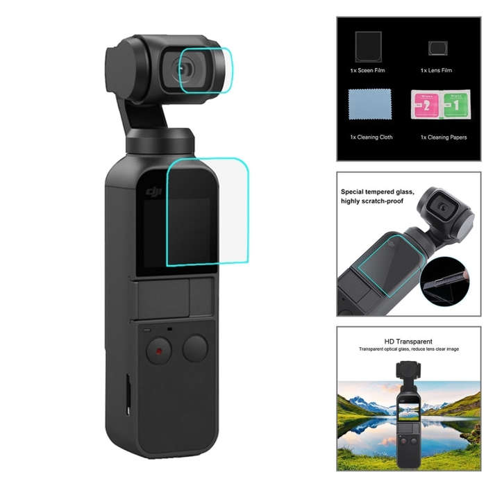 PULUZ 43 in 1 Accessories Total Ultimate Combo Kits for DJI Osmo Pocket with EVA Case (Chest Stra...