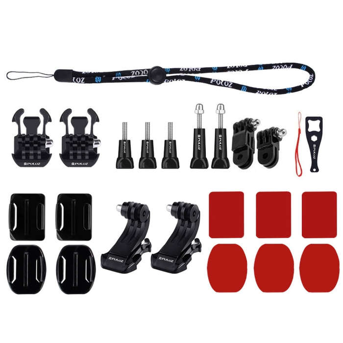 PULUZ 43 in 1 Accessories Total Ultimate Combo Kits for DJI Osmo Pocket with EVA Case (Chest Stra...