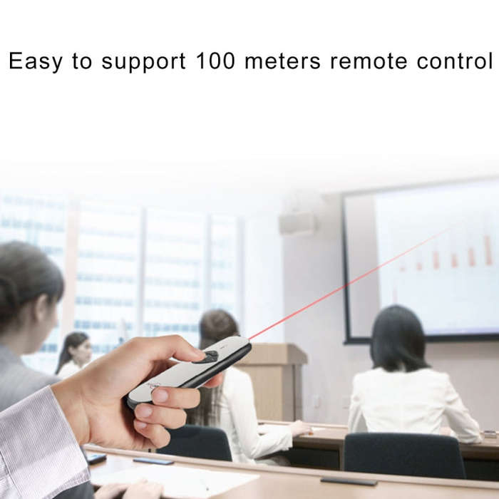 ASiNG A800 USB Charging 2.4GHz Wireless Presenter PowerPoint Clicker Representation Remote Contro...