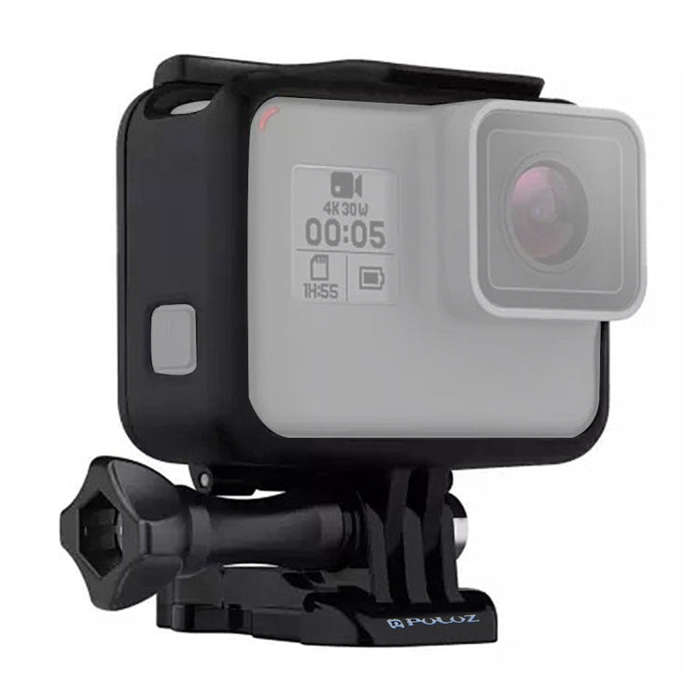 PULUZ ABS Plastic Housing Shell Frame Mount Protective Case Cage with Pedestal and Long Screw for...