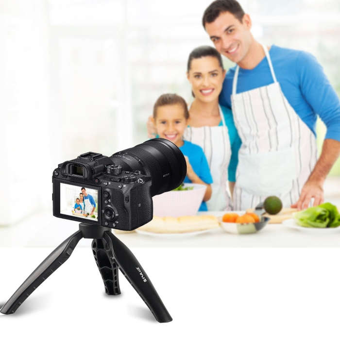 PULUZ Simple Mini ABS Desktop Tripod Mount with 1/4 inch Screw for DSLR & Digital Cameras, Workin...
