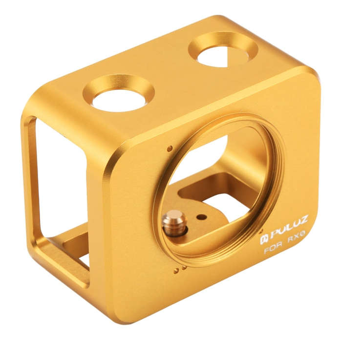 PULUZ for Sony RX0 Aluminum Alloy Protective Cage + 37mm UV Filter Lens + Lens Sunshade with Scre...