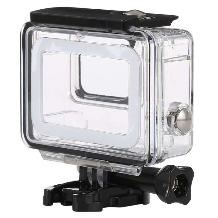 PULUZ 45m Underwater Waterproof Housing Diving Case for GoPro HERO7 Silver / HERO7 White, with Bu...