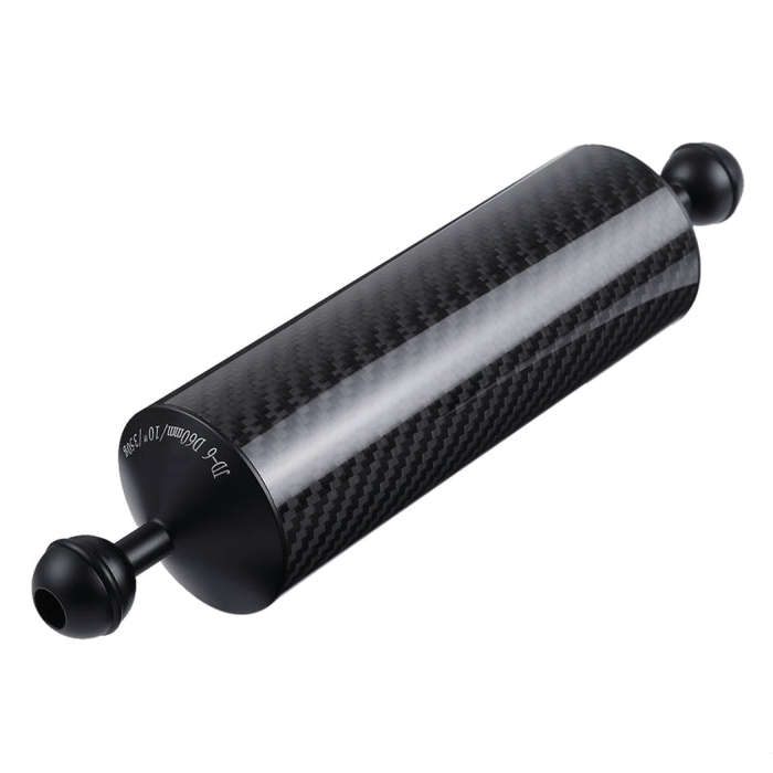 PULUZ 10.82 inch 27.5cm Length 60mm Diameter Dual Balls Carbon Fiber Floating Arm, Ball Diameter:...