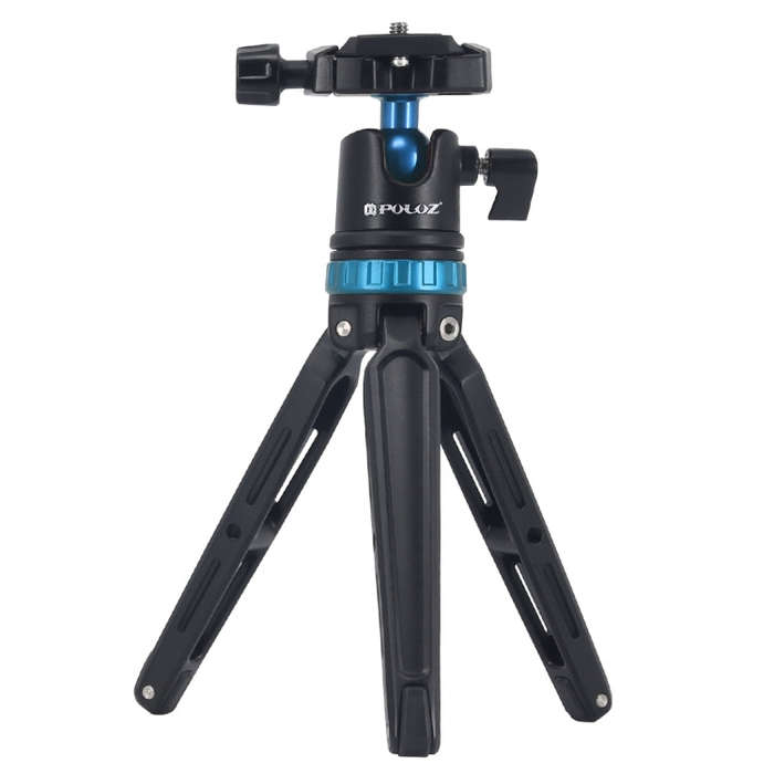 PULUZ Pocket Mini Adjustable Metal Desktop Tripod Mount with 360 Degree Ball Head for DSLR & Digi...