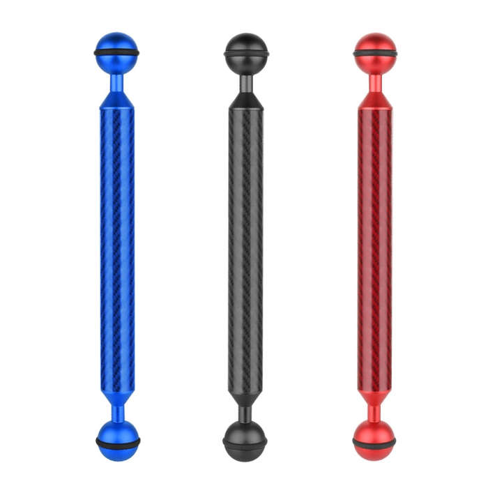 PULUZ  9 inch 23cm Length 20.8mm Diameter Dual Balls Carbon Fiber Floating Arm, Ball Diameter: 25...