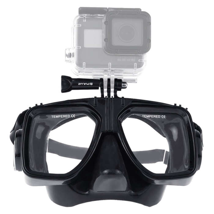 PULUZ Water Sports Diving Equipment Diving Mask Swimming Glasses for GoPro, Insta360, DJI and Oth...