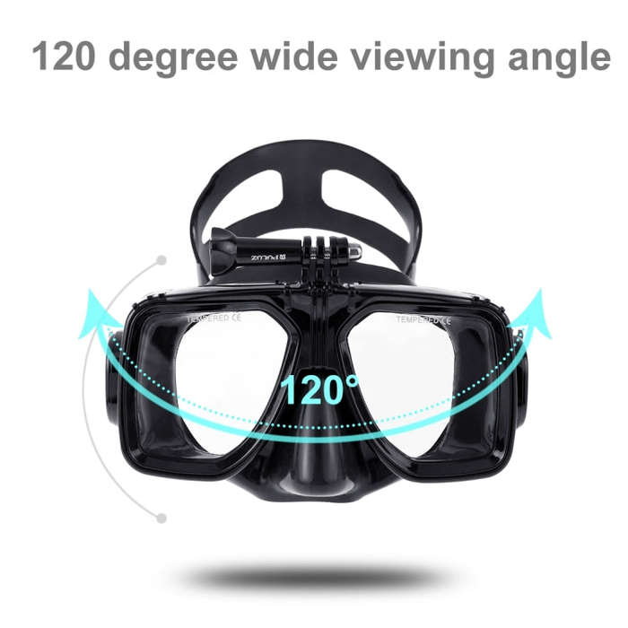 PULUZ Water Sports Diving Equipment Diving Mask Swimming Glasses for GoPro, Insta360, DJI and Oth...
