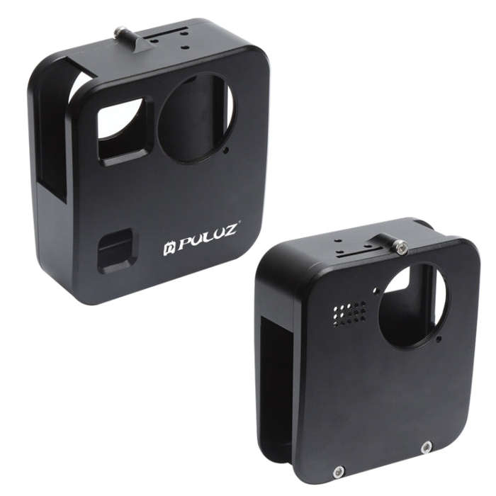 PULUZ for GoPro Fusion Housing Shell CNC Aluminum Alloy Protective Cage with Basic Mount & Lens C...