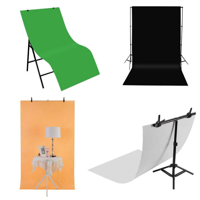PULUZ Photography Background PVC Paper Kits for Studio Tent Box, Size: 121cm x 58cm(Green)