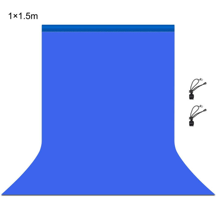 PULUZ 1m x 1.5m Photography Background Photo Studio Background Cloth Backdrop (Blue)