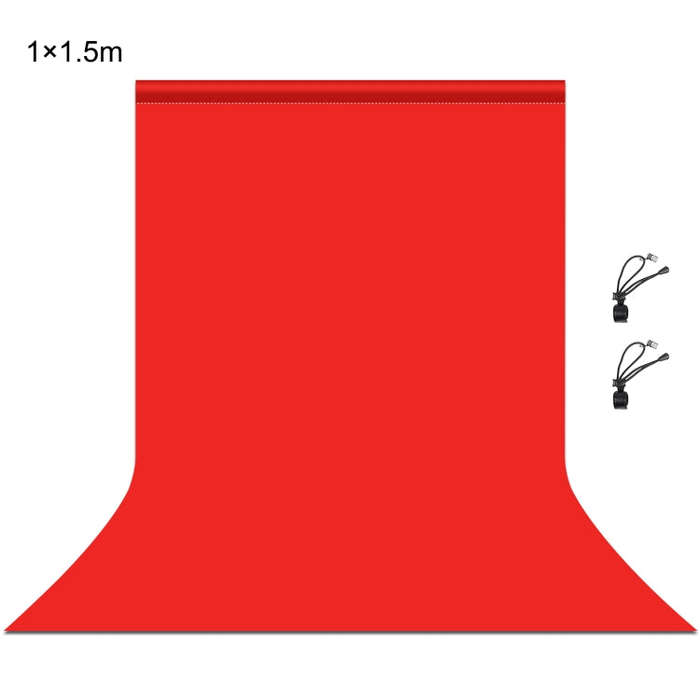 PULUZ 1m x 1.5m Photography Background Photo Studio Background Cloth Backdrop (Red)