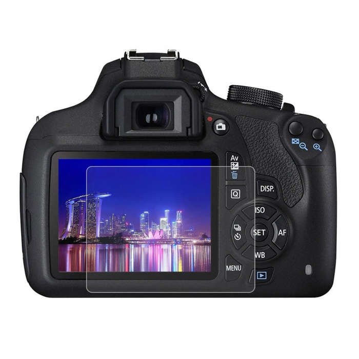 PULUZ 2.5D 9H Tempered Glass Film for Canon 1200D (KISS X70), Compatible with Canon 1100D / 1300D...