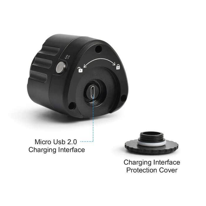 PULUZ 40m Underwater LED Photography Fill Light 1000LM 3.7V/1100mAh Diving Light for GoPro, Insta...