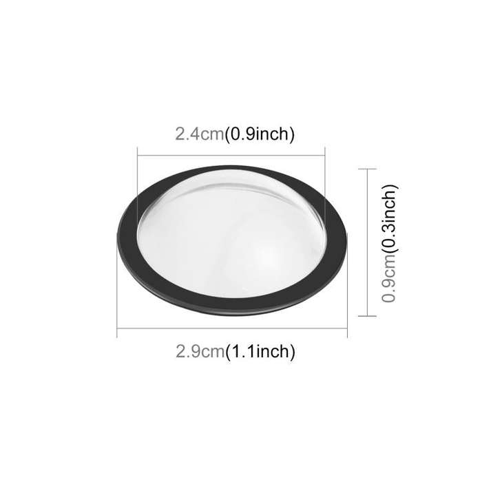 PULUZ Lens Guard PC Protective Cover Kits for Ricoh Theta SC2 / S / V(Transparent)