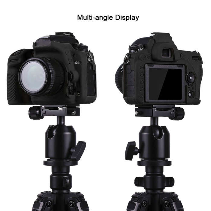 PULUZ Soft Silicone Protective Case for Nikon D750(Black)
