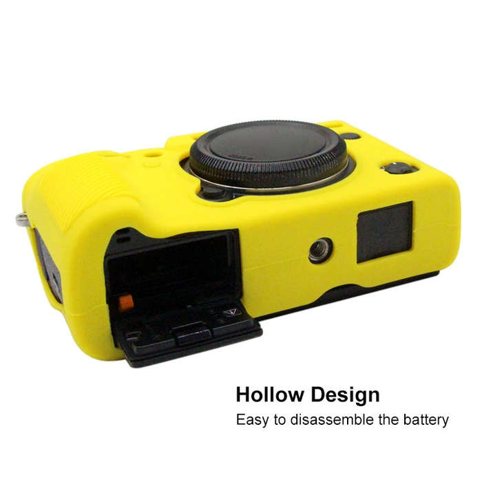 PULUZ Soft Silicone Protective Case for FUJIFILM XT3(Yellow)
