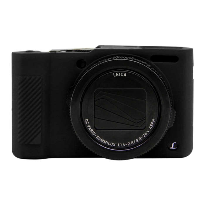 PULUZ Soft Silicone Protective Case for Panasonic Lumix  LX10(Black)