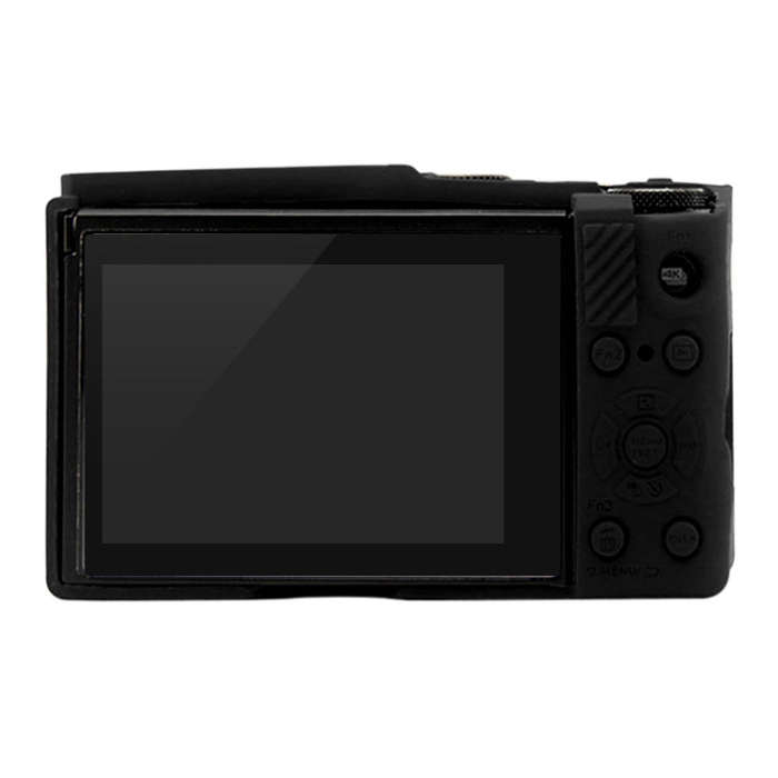 PULUZ Soft Silicone Protective Case for Panasonic Lumix  LX10(Black)