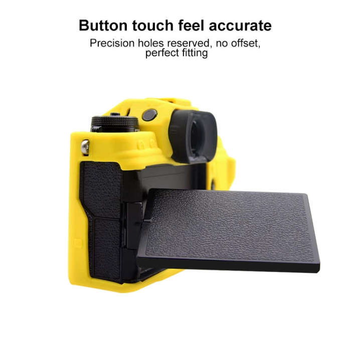 PULUZ Soft Silicone Protective Case for Fujifilm X-T4(Yellow)