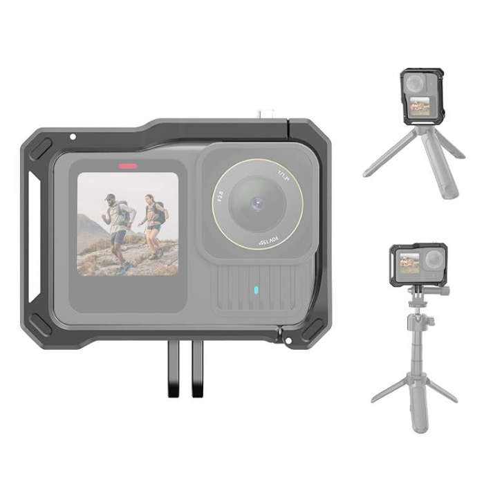 For GoPro HERO13 Black /12 Black /11 Black /10 Black /9 Black PULUZ Metal Camera Cage (Black)