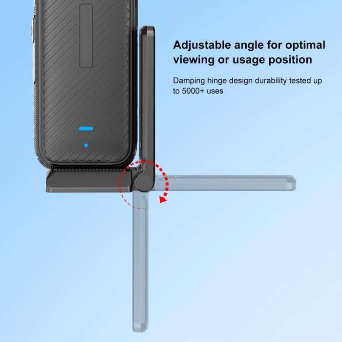 PULUZ Folding Magnetic Mount Base L Bracket For Insta360 X4 / X5 / DJI Pocket 3 (Black)