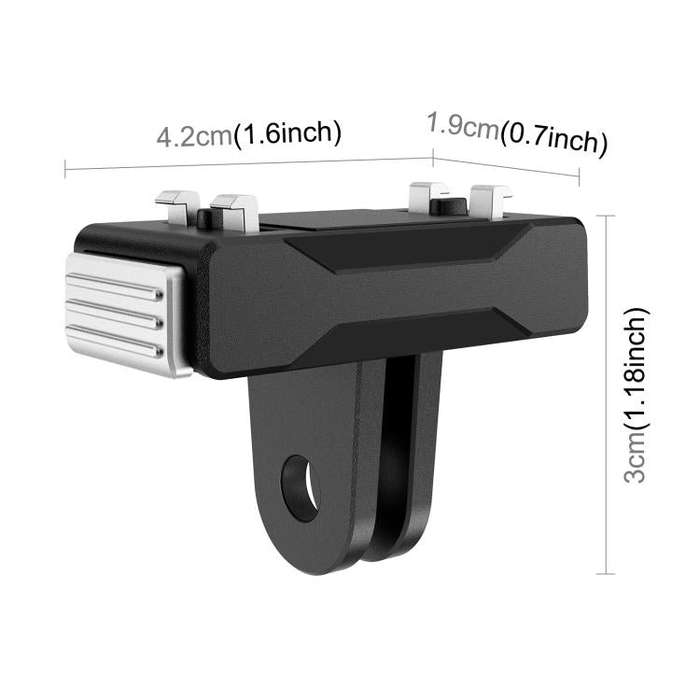 For Insta360 X5 / Ace Pro / Ace Pro 2 PULUZ Magnetic Quick Release Base Mount (Black)