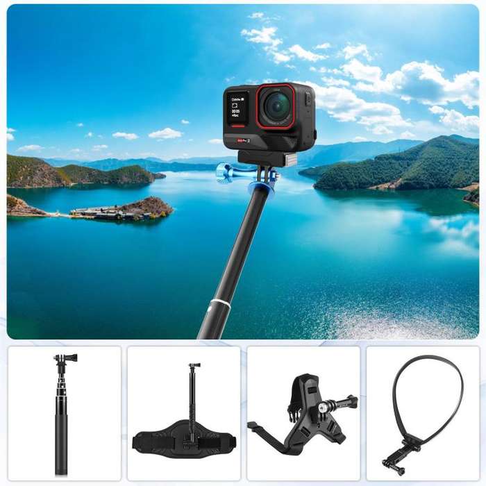 For Insta360 X5 / Ace Pro / Ace Pro 2 PULUZ Magnetic Quick Release Base Mount (Black)