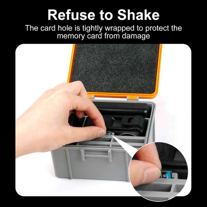For DJI Osmo Action 5 Pro / 4 / 3 PULUZ Waterproof Hard Carrying Suitcase Outdoor Protective Stor...