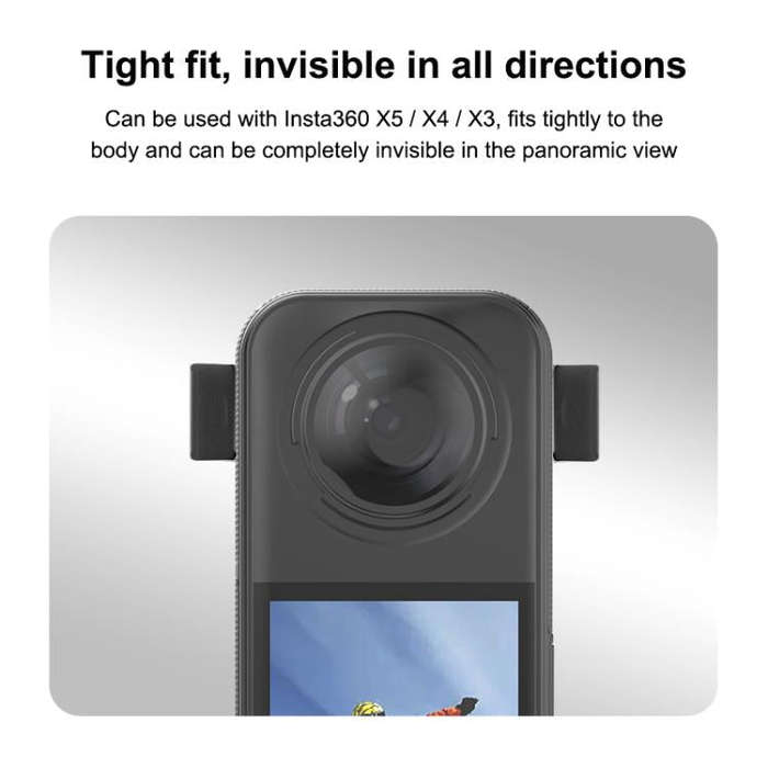 For Insta360 X5 / X4 / X3 PULUZ 6pcs Noise Reduction Windshield Foam Gasket (Black)