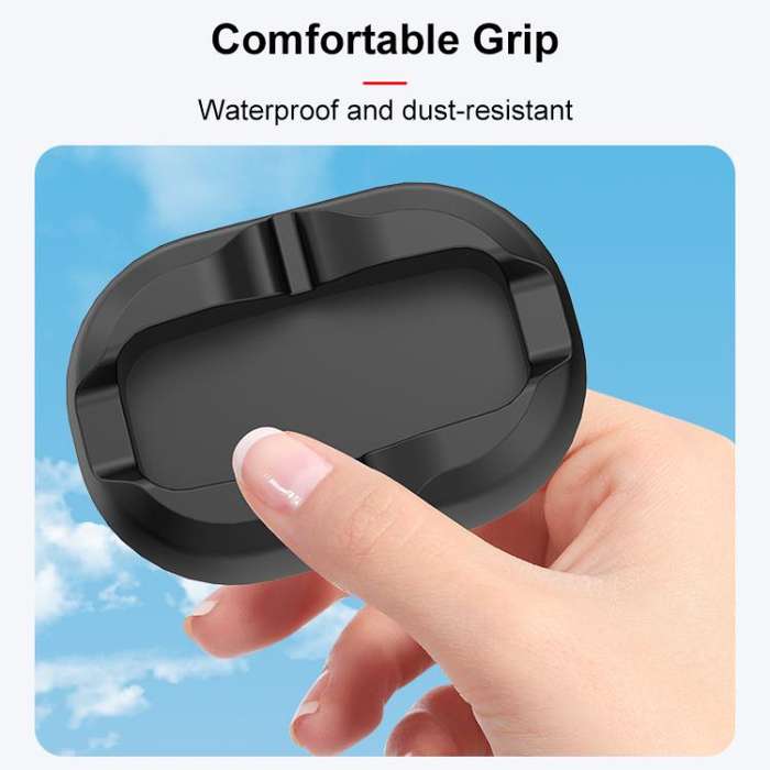 For DJI Osmo 360 PULUZ Desktop Silicone Base Stand (Black)
