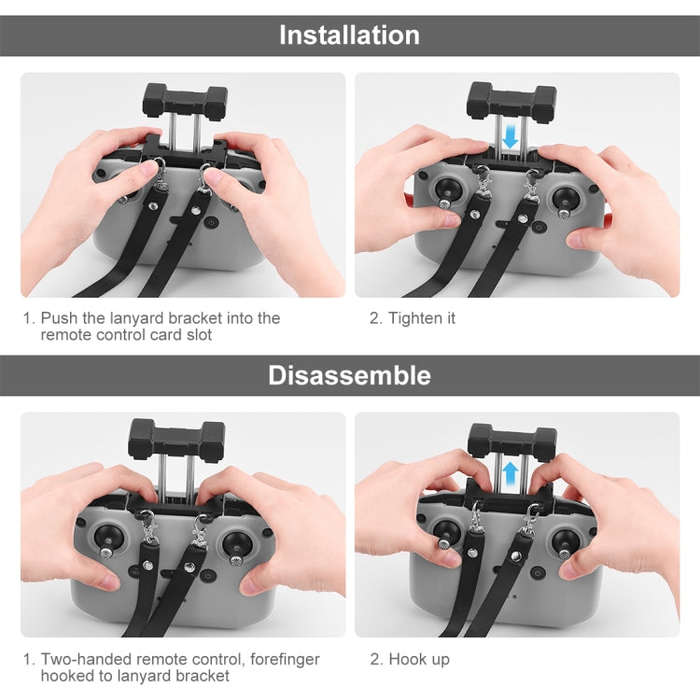 PULUZ Shockproof Anti-scratch Silicone Case with Neck Strap For DJI Neo / Mini 3 / 3 Pro / Mavic ...