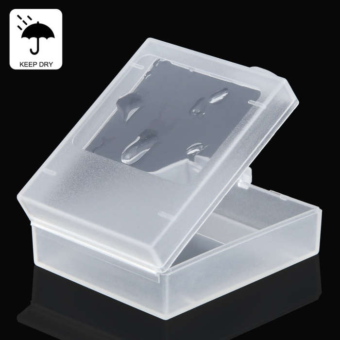 PULUZ Plastic Transparent Battery Storage Box for GoPro AHDBT-901/BT-801/BT-501/BT-401/BT-301 Bat...