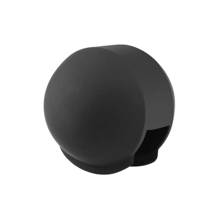 For Insta360 X3 / X4 PULUZ Invisible Dive Case Lens Guard Silicone Protective Cover (Black)