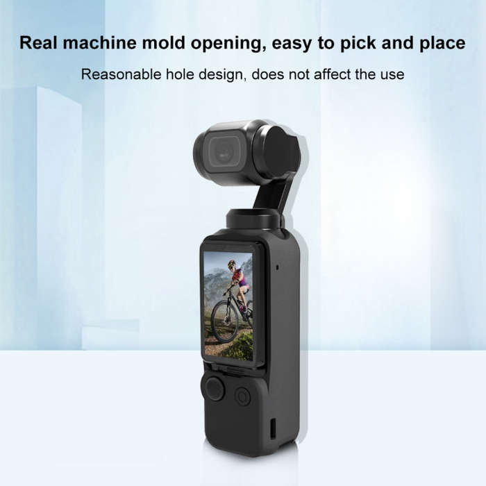 For DJI OSMO Pocket 3 PULUZ  3 in 1 Silicone Cover Case Set (Black)