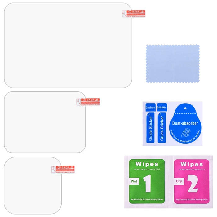 For GoPro HERO13 Black PULUZ 3 in 1 Lens and Front  Back Screen 9H 2.5D Tempered Glass Film (Tran...