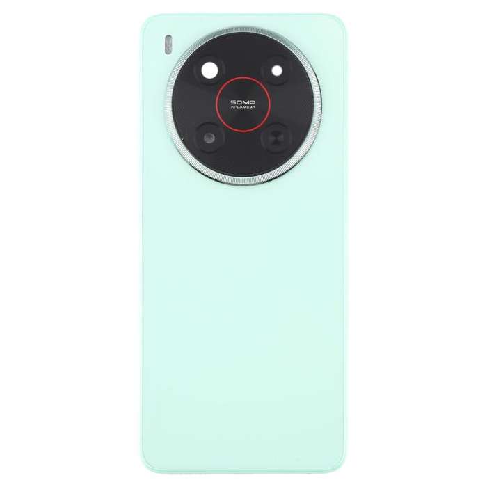 For ZTE Blade V70 Max Plastic Battery Back Cover with Middle Frame / Camera Lens Cover(Green)
