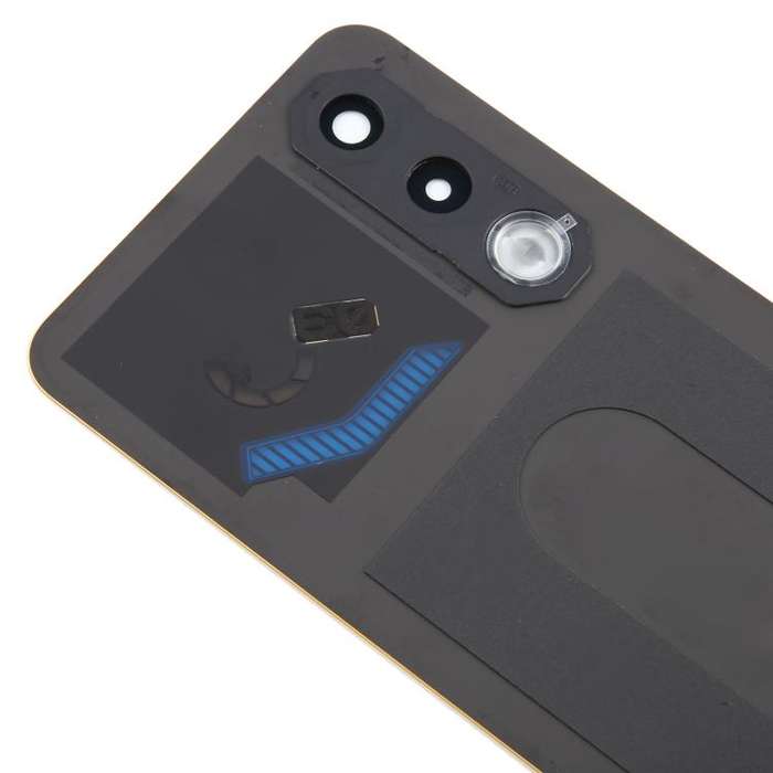 For ZTE nubia Neo 3 GT Glass Battery Back Cover with Camera Lens Cover(Yellow)