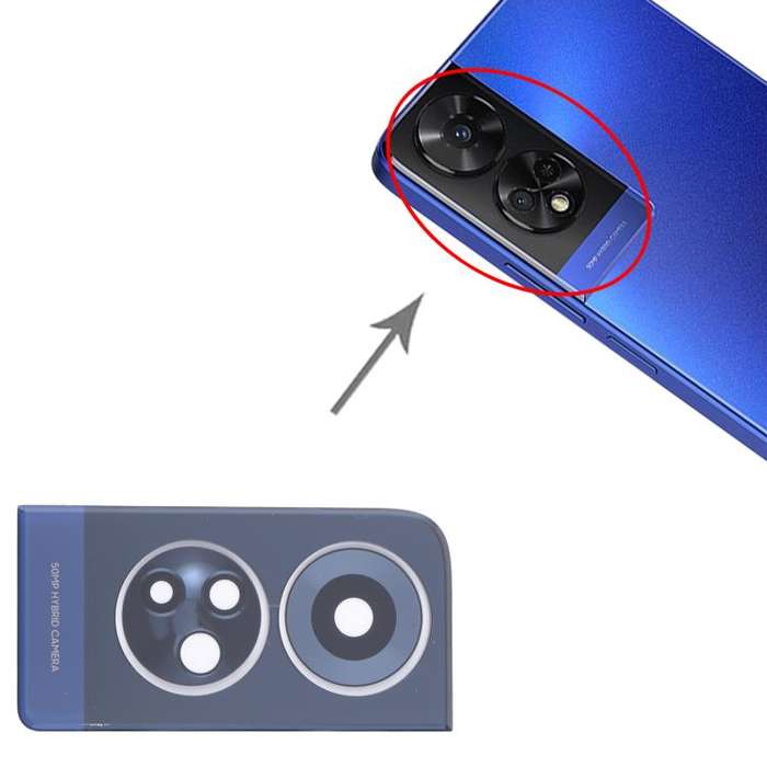 For TCL 50 5G OEM Back Camera Lens (Black)