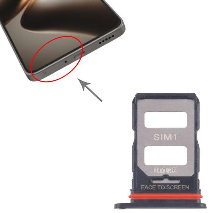 For Xiaomi 14T 5G 10pcs Original SIM Card Tray + SIM Card Tray (Black)