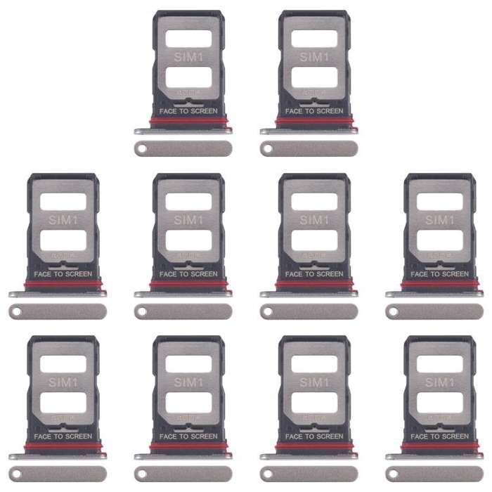 For Xiaomi 14T 5G 10pcs Original SIM Card Tray + SIM Card Tray (Gold)