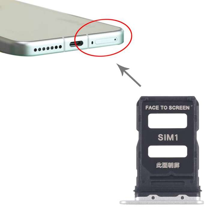 For Xiaomi 15 10pcs Original SIM Card Tray + SIM Card Tray (Gold)