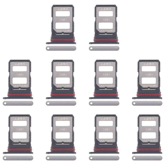 For Xiaomi Poco F7 10pcs Original SIM Card Tray + SIM Card Tray (Gold)